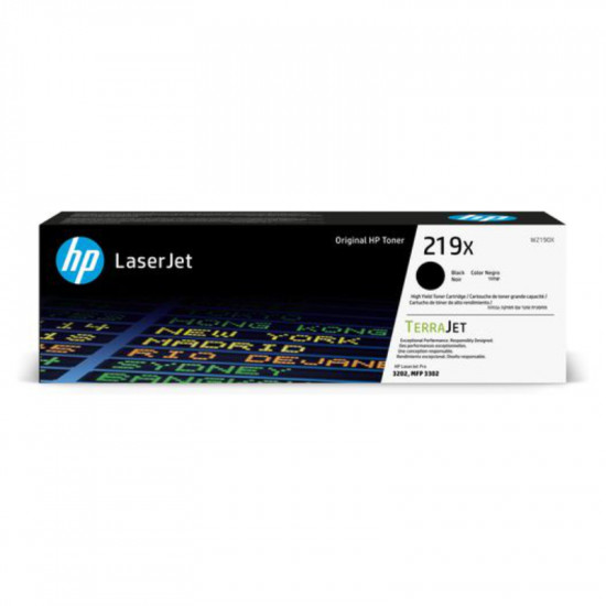 HP TerraJet original toner W2190X, HP 219X, black, 3200p, high capacity