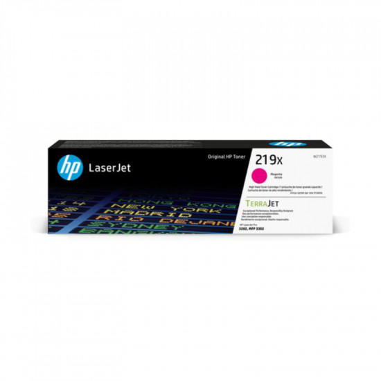 HP TerraJet original toner W2193X, HP 219X, magenta, 2500p, high capacity