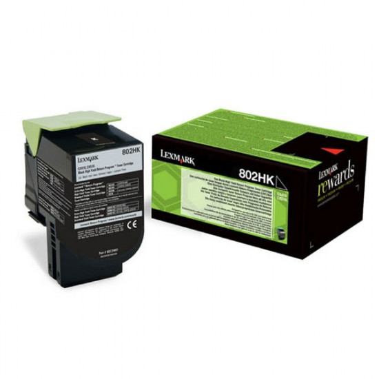 Lexmark 80C2HKE toner cartridge 1 pc(s) Original Black