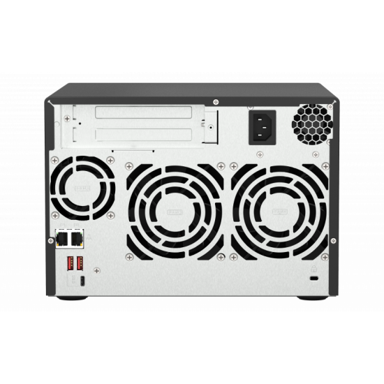 QNAP | 6-Bay QTS and QuTS hero NAS | TS-673A-8G | Up to 6 HDD/SSD Hot-Swap | AMD Ryzen | Ryzen V1500B Quad-Core | Processor frequency 2.2 GHz | 8 GB | DDR4