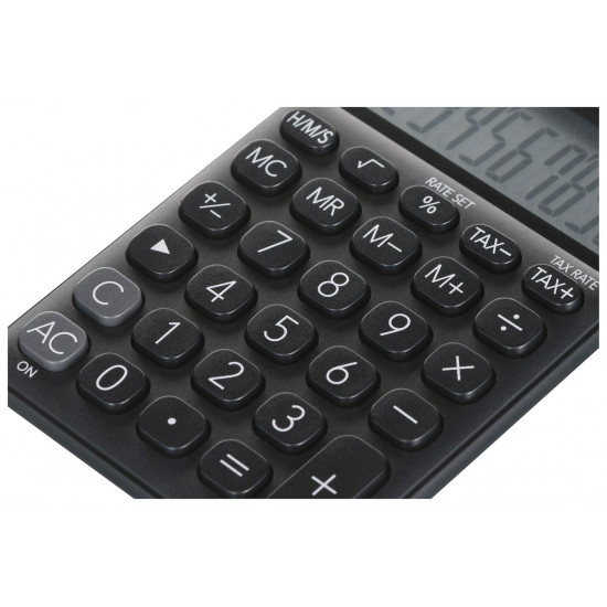 CASIO CALCULATOR POCKET SL-310UC-BK BLACK, 10 DIGIT DISPLAY