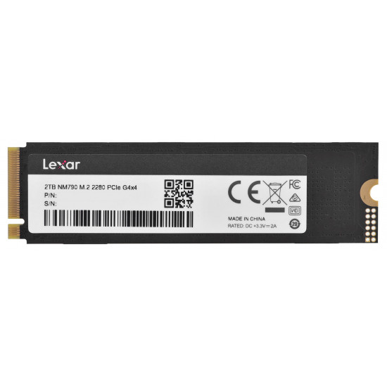 Lexar NM790 M.2 2 TB PCI Express 4.0 SLC NVMe