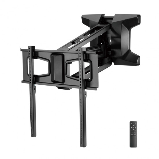 Maclean MC-891 Electric TV Wall Mount Bracket with Remote Control Height Adjustment 37'' - 70 max. VESA 600x400 up to 35kg Above Fireplace Mount Sturdy