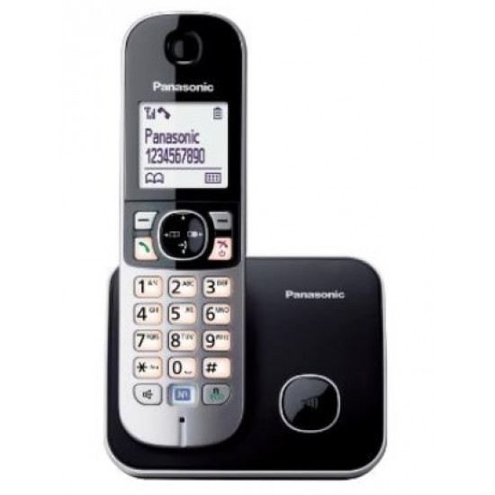 Panasonic | Cordless | KX-TG6811FXB | Built-in display | Caller ID | Black | Conference call | Phonebook capacity 120 entries | Speakerphone | Wireless connection