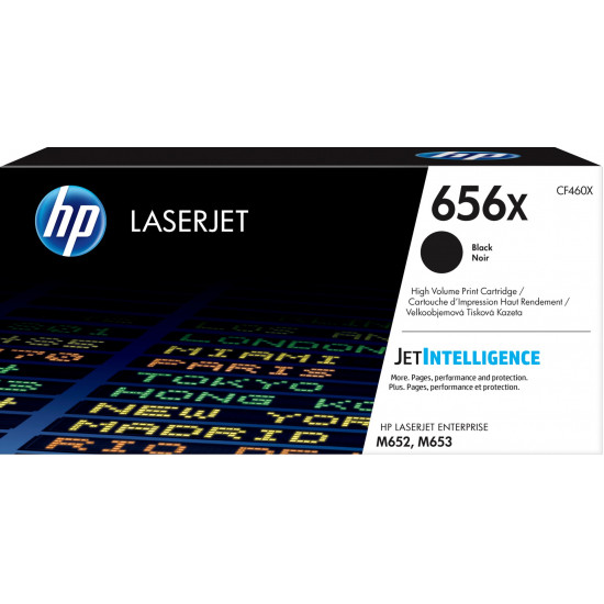 HP 656X High Yield Black Original LaserJet Toner Cartridge