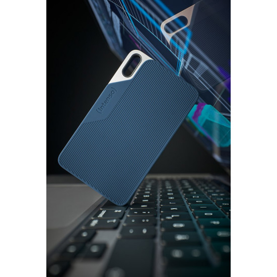 Intenso Lesen/Schreiben bis zu 500 MB/s/250GB USB Type-C 3.2 Gen 1 (3.1 Gen 1) Blue, Grey