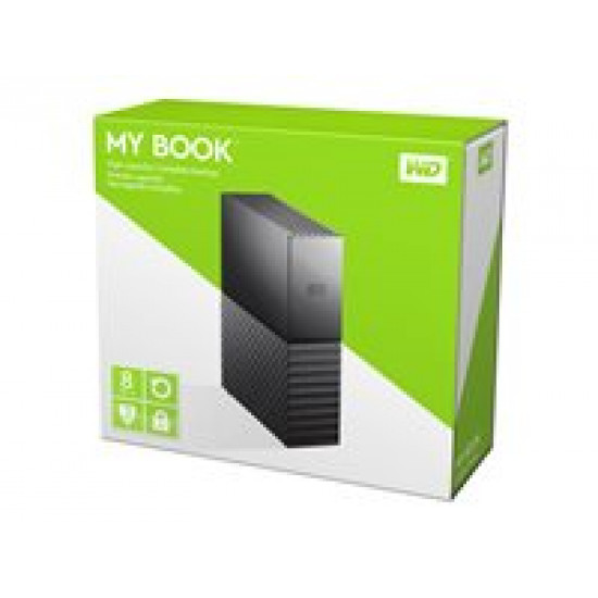 WD My Book 8TB HDD USB3.0 3,5inch RTL extern RoHS compliant WD SmartWare Pro