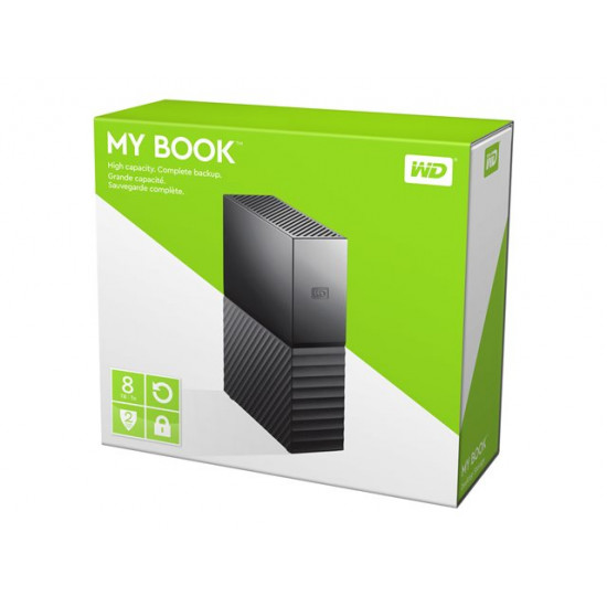 WD My Book 8TB HDD USB3.0 3,5inch RTL extern RoHS compliant WD SmartWare Pro