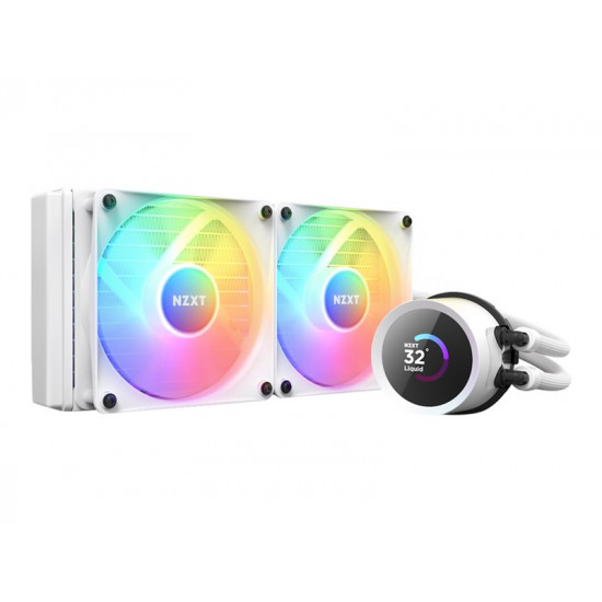 NZXT water cooling Kraken 240 RGB LCD White