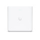 UBIQUITI U6-Enterprise-IW In-Wall Access point Dual Band WiFi 6E 4x4 MIMO 1xRJ45 2.5Gb/s PoE+ 4x RJ45 1000Mb/s