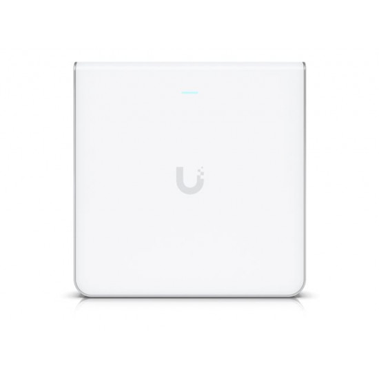 UBIQUITI U6-Enterprise-IW In-Wall Access point Dual Band WiFi 6E 4x4 MIMO 1xRJ45 2.5Gb/s PoE+ 4x RJ45 1000Mb/s