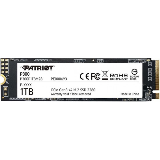 Patriot Memory P300 M.2 1000 GB PCI Express 3.0 NVMe