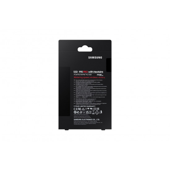 Samsung 990 PRO 2 TB M.2 PCI Express 4.0 NVMe V-NAND MLC