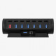 Streamplify HUB CTRL 7 USB 3.2 Gen 1 (3.1 Gen 1) Type-A Black