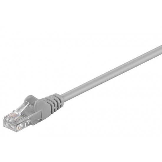 Goobay 68362 CAT 5e patch cable, U/UTP, grey, 20 m | Goobay