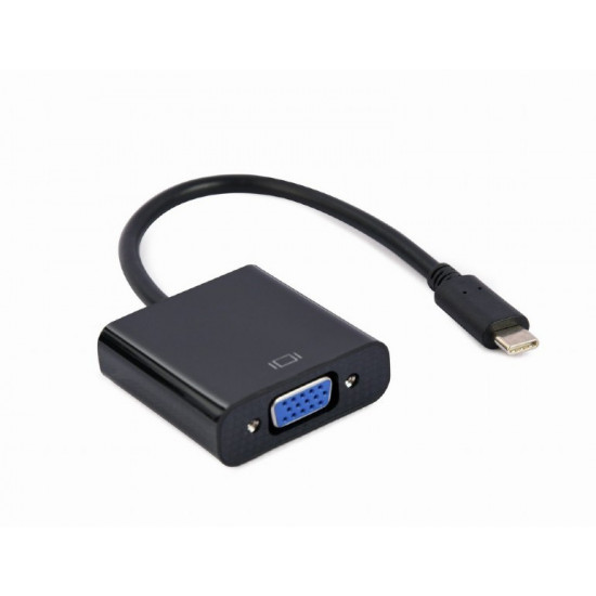 Gembird A-CM-VGAF-01 USB graphics adapter 1920 x 1080 pixels Black