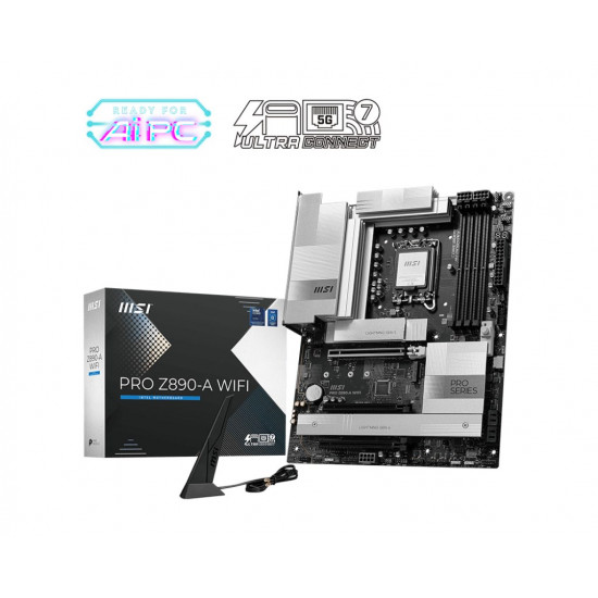 MSI PRO Z890-A WIFI motherboard Intel Z890 LGA 1851 (Socket V1) ATX