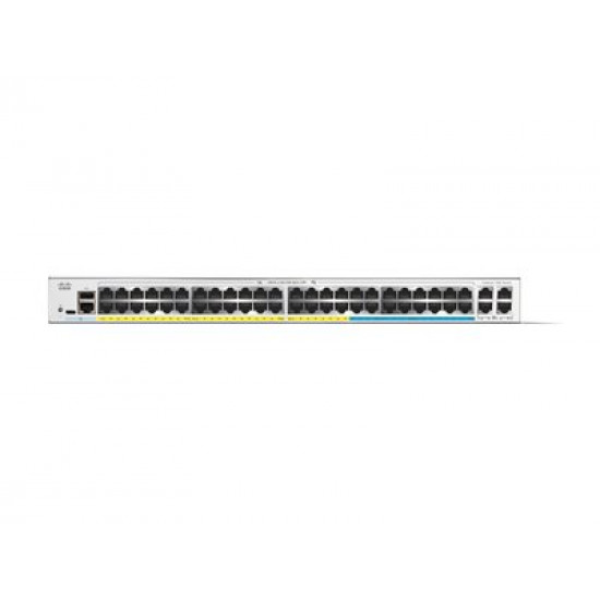 CISCO Catalyst 1300 48-Port Switch / 16-Port 2.5GE + 32-Port 1GE PoE+ with 740W power budget 4 x 10G SFP+ Uplinks