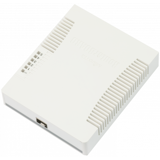 MikroTik | Switch | RB260GS | Web managed | Desktop | SFP ports quantity SFP ports quantity 1 | Power over Ethernet (PoE) ports quantity 1 | 12 month(s)