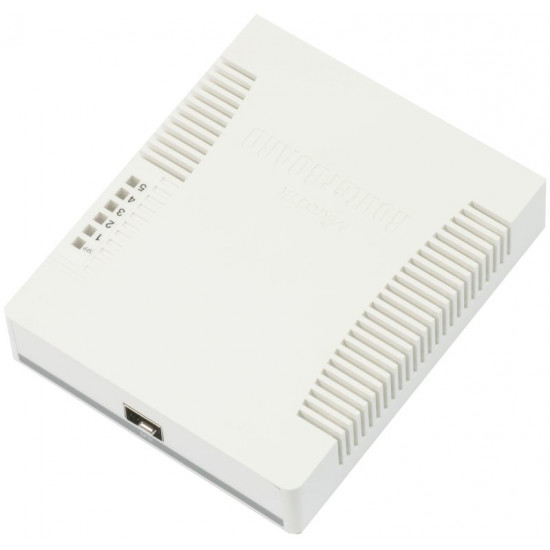 MikroTik | Switch | RB260GS | Web managed | Desktop | SFP ports quantity SFP ports quantity 1 | Power over Ethernet (PoE) ports quantity 1 | 12 month(s)