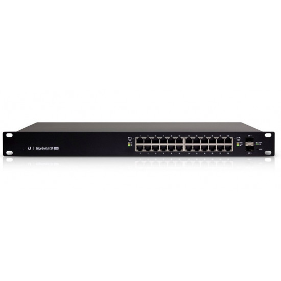 Ubiquiti | Switch | ES-24-250W | Web managed | Rackmountable | Gigabit Ethernet (copper) ports quantity 24 | SFP ports quantity 2 | 12 month(s)