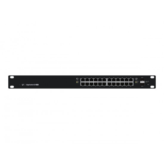 Ubiquiti | Switch | ES-24-250W | Web managed | Rackmountable | Gigabit Ethernet (copper) ports quantity 24 | SFP ports quantity 2 | 12 month(s)