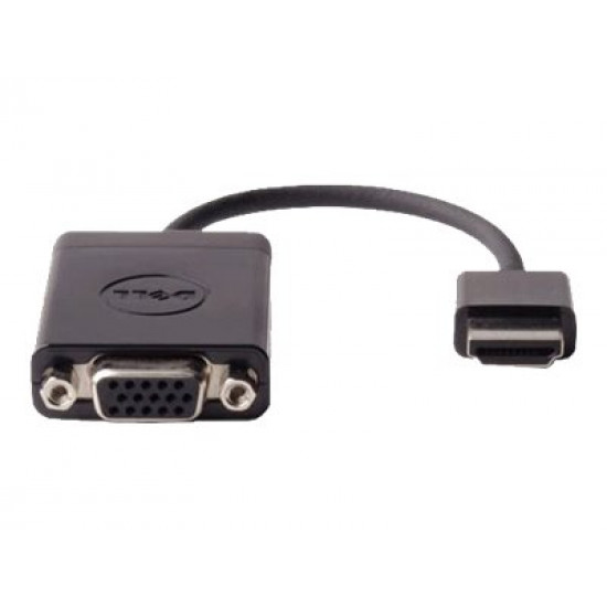 Dell | Adapter HDMI to VGA | 470-ABZX | Black | HDMI - Male | HD-15 (VGA) - Female