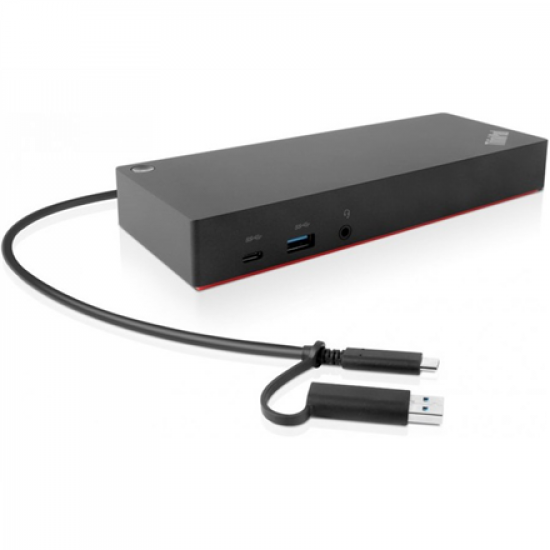 Lenovo | ThinkPad Hybrid USB-C with USB-A Dock, max 2 displays, | 40AF0135EU | USB-C  Dock | Ethernet LAN (RJ-45) ports 1 | DisplayPorts quantity 2 | USB 3.0 (3.1 Gen 1) Type-C ports quantity 1 x USB-C (Gen 2, 5V / 3A power) | USB 3.0 (3.1 Gen 1) ports quantity 3 x USB-A (Gen 2, 10 Gbps) | USB 2.0 ports quantity 2 | HDMI ports quantity 2 | 90 W | Warranty 36 month(s)