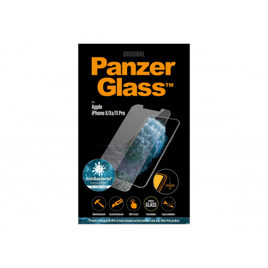 PanzerGlass | 2661 | Screen Protector | iPhone | X/XS | Tempered glass | Transparent