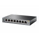 TP-LINK | Smart Switch | TL-SG108PE | Web Managed | Desktop | Gigabit Ethernet (copper) ports quantity 4 | PoE+ ports quantity 4 | Power supply type External | 36 month(s)