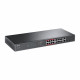 TP-LINK | Switch | TL-SL1218MP | Unmanaged | Rackmountable | 10/100 Mbps (RJ-45) ports quantity 16 | Gigabit Ethernet (copper) ports quantity 2 | PoE+ ports quantity 16 | 36 month(s)