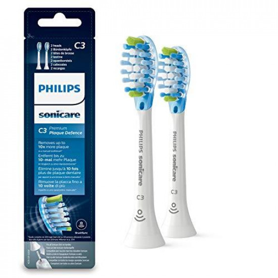 Philips | Toothbrush replacement | HX9042/17 | Heads | For adults | Number of brush heads included 2 | Number of teeth brushing modes Does not apply | White