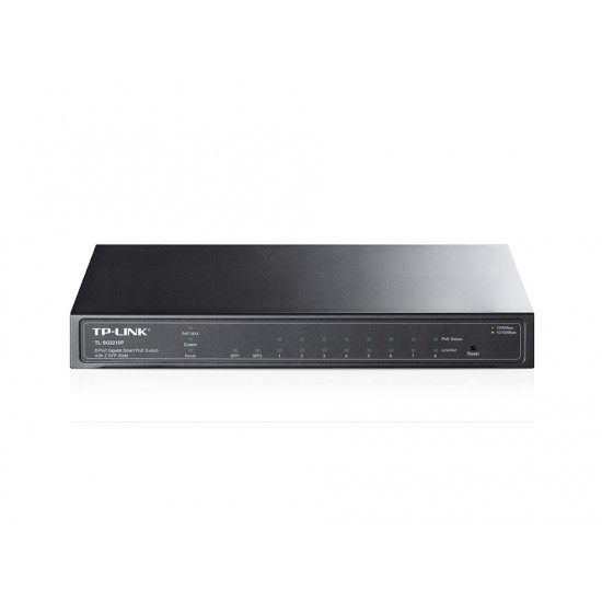 TP-LINK | Switch | TL-SG2210P | Web Managed | Desktop | SFP ports quantity 2 | Power over Ethernet (PoE) ports quantity 8 | Power supply type External | 36 month(s)