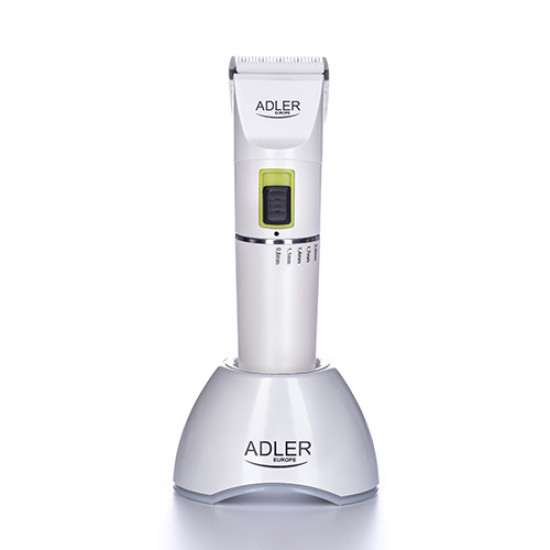 Adler | Hair clipper | AD 2827 | Cordless or corded | Number of length steps 4 | White