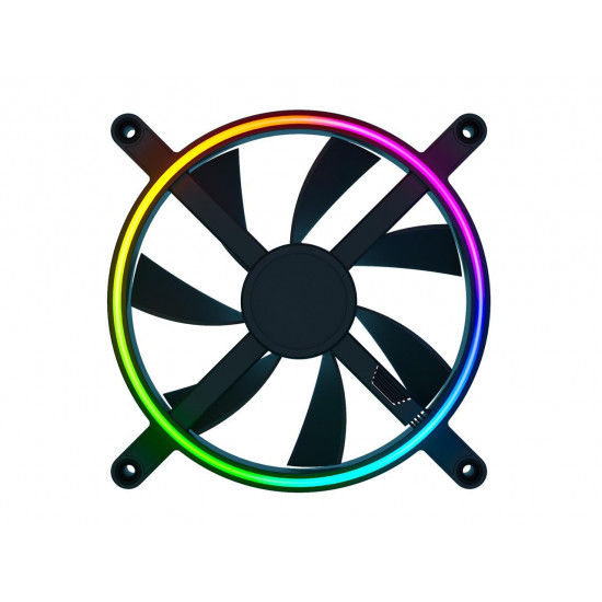 Razer | Kunai Chroma RGB 140mm LED | PWM Performance Fan - 1 Pack | Hydraulic​