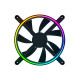 Razer | Kunai Chroma RGB 140mm LED | PWM Performance Fan - 1 Pack | Hydraulic​