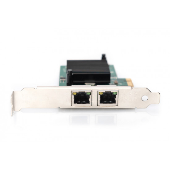 Digitus | Gigabit Ethernet PCI Express Card, 2-port 32-bit, low profile bracket, Intel chipset | DN-10132