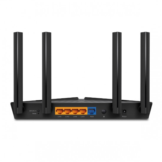 AX3000 Dual Band Gigabit Wi-Fi 6 Router | Archer AX53 | 802.11ax | 574+2402 Mbit/s | 10/100/1000 Mbit/s | Ethernet LAN (RJ-45) ports 4 | Mesh Support Yes | MU-MiMO Yes | Antenna type External | 36 month(s)