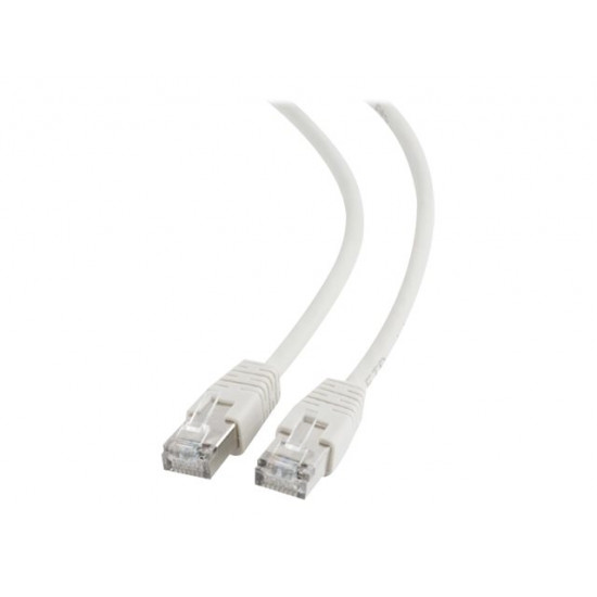 FTP Cat6 | Patch cord | Perfect connection; Foil shielded - for a reliable connection; Gold plated contacts | White | 5 m