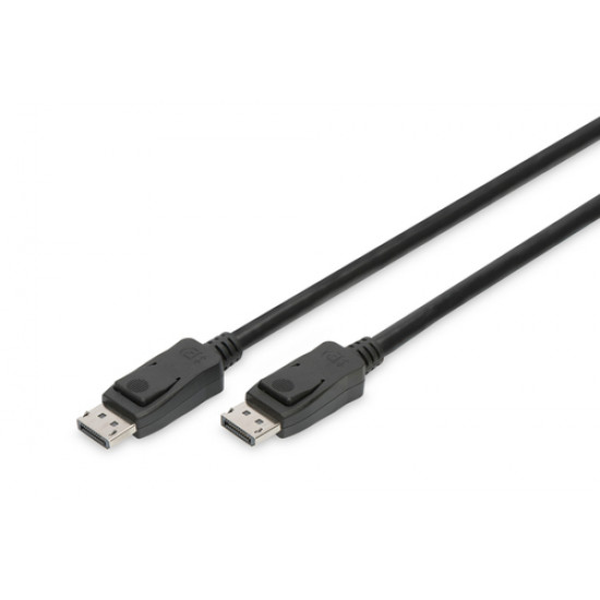 Digitus | DisplayPort Connection Cable | AK-340106-010-S | DisplayPort to DisplayPort DisplayPort Male (Version 1.3/1.4) | DisplayPort Male (Version 1.3/1.4)