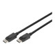 Digitus | DisplayPort Connection Cable | AK-340106-010-S | DisplayPort to DisplayPort DisplayPort Male (Version 1.3/1.4) | DisplayPort Male (Version 1.3/1.4)