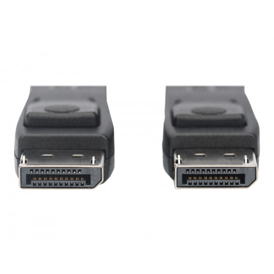 Digitus | DisplayPort Connection Cable | AK-340106-010-S | DisplayPort to DisplayPort DisplayPort Male (Version 1.3/1.4) | DisplayPort Male (Version 1.3/1.4)