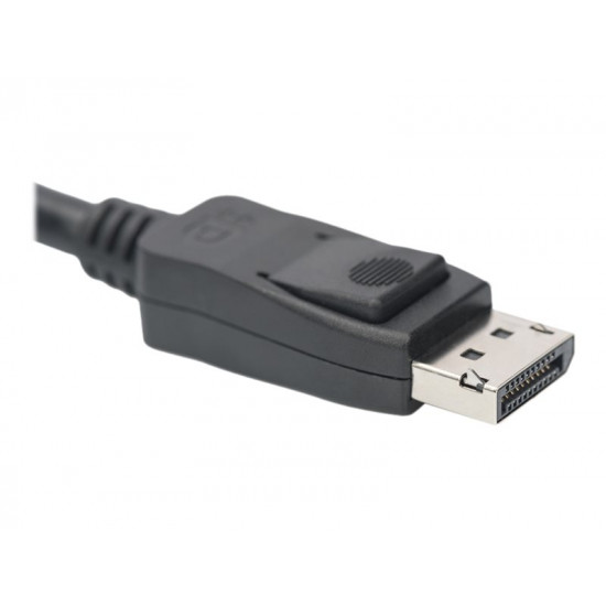 Digitus | DisplayPort Connection Cable | AK-340106-030-S | DisplayPort to DisplayPort DisplayPort Male (Version 1.3/1.4) | DisplayPort Male (Version 1.3/1.4)