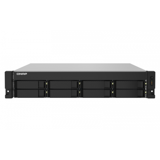 QNAP | 8-Bay NAS | TS-832PXU-RP-4G | Up to 8 HDD Hot-swap | AnnapurnaLabs Alpine | AL324 ARM Cortex-A57 Quad-Core | Processor frequency 1.7 GHz | 4 GB | DDR4