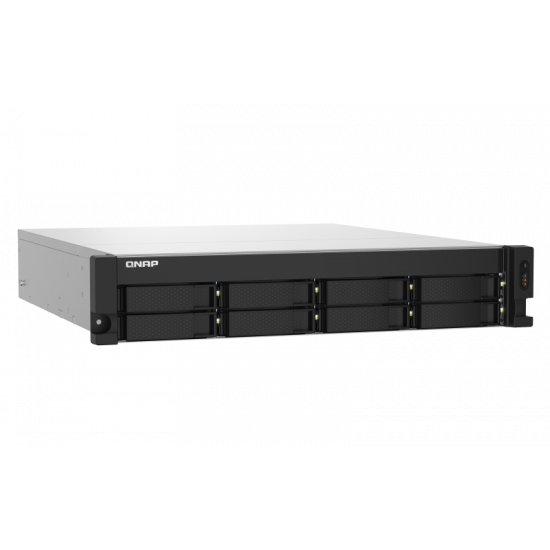 QNAP | 8-Bay NAS | TS-832PXU-RP-4G | Up to 8 HDD Hot-swap | AnnapurnaLabs Alpine | AL324 ARM Cortex-A57 Quad-Core | Processor frequency 1.7 GHz | 4 GB | DDR4