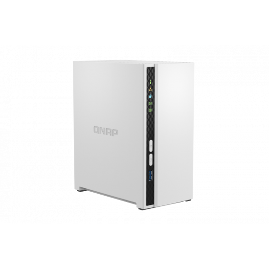 QNAP | 2-Bay ARM | TS-233 | Up to 2 SATA 6Gb/s, 3Gb/s | ARM 4-core | Cortex-A55 | Processor frequency 2.0 GHz | 2 GB | N/A