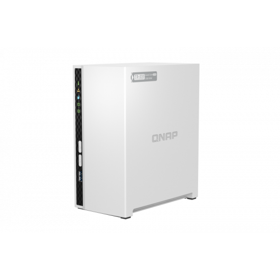 QNAP | 2-Bay ARM | TS-233 | Up to 2 SATA 6Gb/s, 3Gb/s | ARM 4-core | Cortex-A55 | Processor frequency 2.0 GHz | 2 GB | N/A