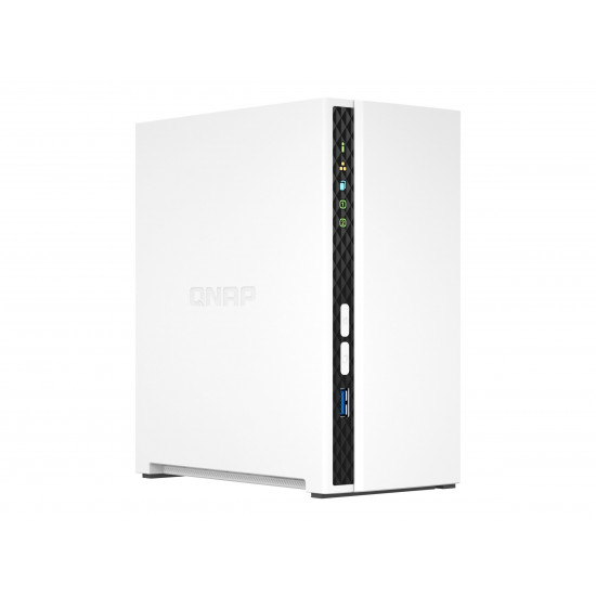 QNAP | 2-Bay ARM | TS-233 | Up to 2 SATA 6Gb/s, 3Gb/s | ARM 4-core | Cortex-A55 | Processor frequency 2.0 GHz | 2 GB | N/A