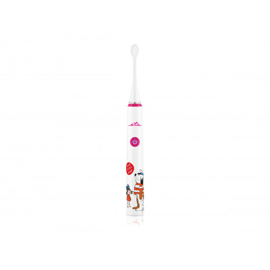 ETA | Sonetic Kids Toothbrush | ETA070690010 | Rechargeable | For kids | Number of brush heads included 2 | Number of teeth brushing modes 4 | Pink/White