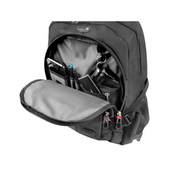 Natec | NTO-1703 | Laptop Backpack Merino | Backpack | Black | 15.6  | Shoulder strap